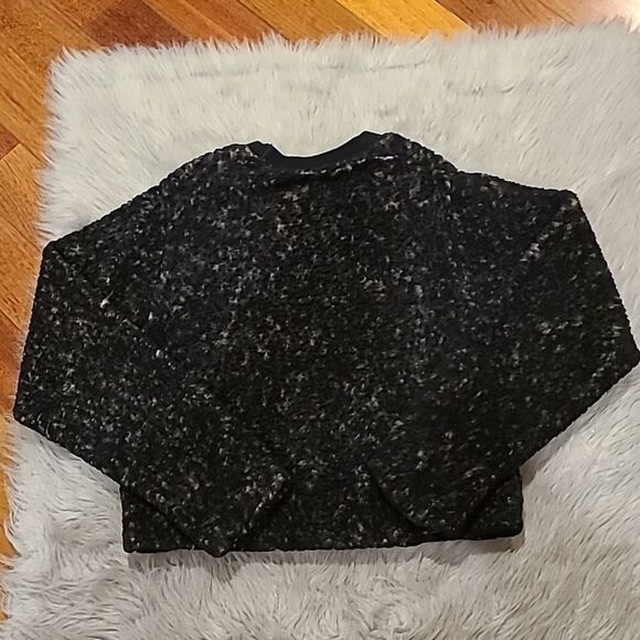 Prana polar escape black and brown fleece crewneck sweatshirt size medium - Picture 4 of 5